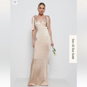 Formal Long Maxi Dress (Piper Tie Maxi Bridesmaid Dress) - Size 4 & 6 - NEW